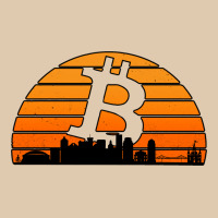 Bitcoin New Orleans Retro Sunset Heavyweight Sweatshirt | Teevron