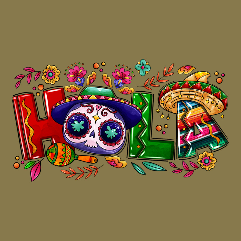 Hola Cinco De Mayo Premium Hoodie by NancyCooperArtShop | Teevron