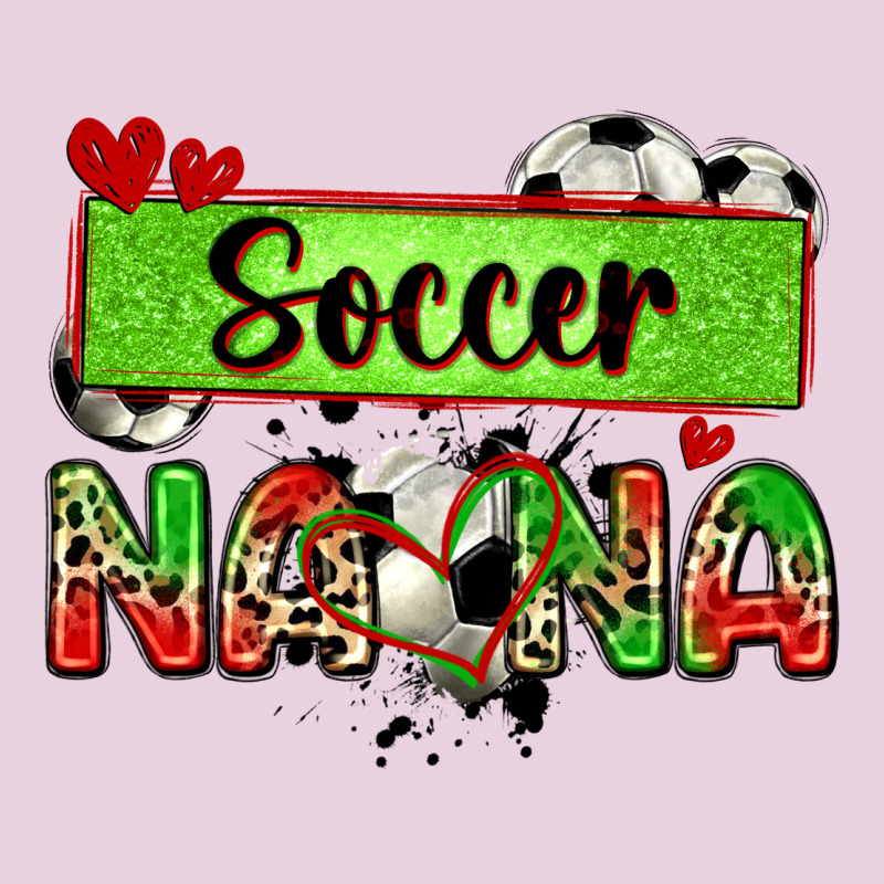 Soccer Nana With Leopard Ladies Tee by Zillion Design Studio | Teevron
