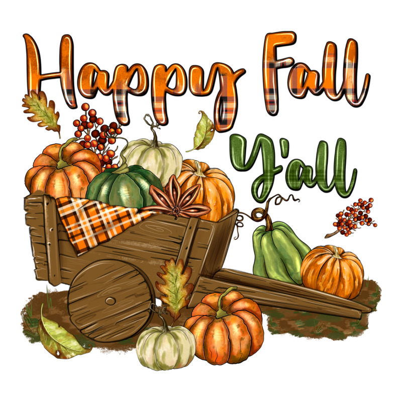 Happy Fall Y'all Premium Hoodie by texasbilliewilder | Teevron