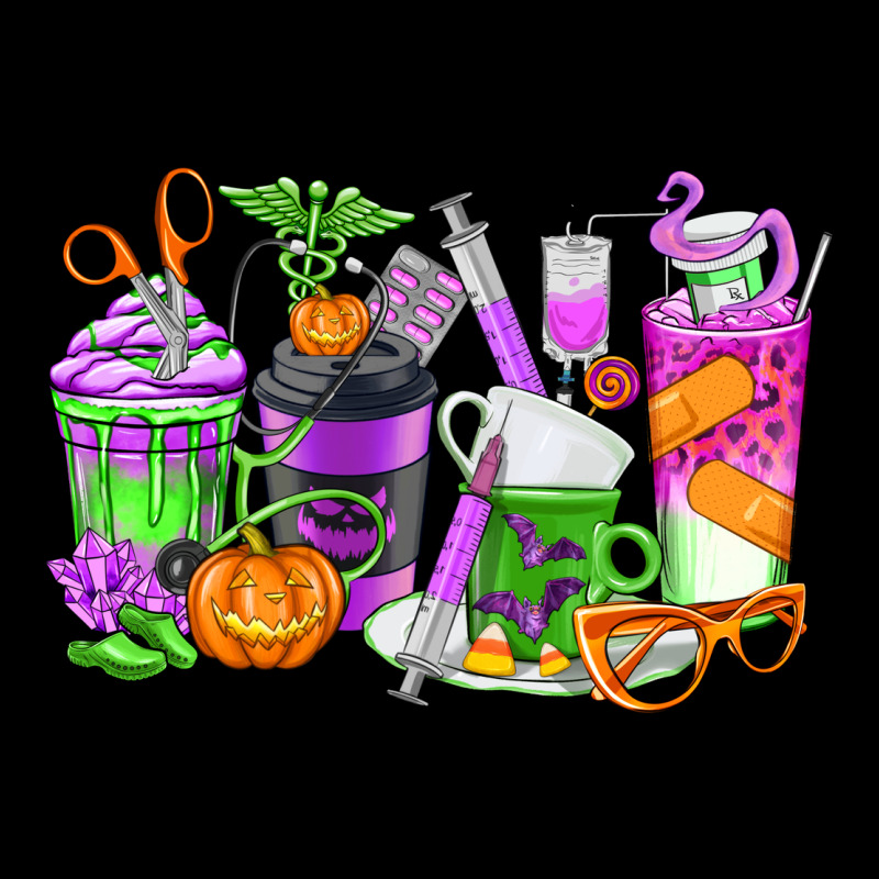 Halloween Nurse Coffee Cups Heavy Core Tee by texasbilliewilder | Teevron