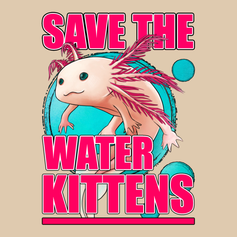 Save The Water Kittens Axolotl Heavyweight Sweatshirt by Jasminsmagicworld | Teevron