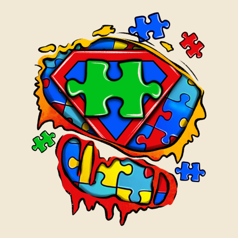 Autism Superhero Ripped Tshirt Premium Tee by Zillion Design Studio | Teevron