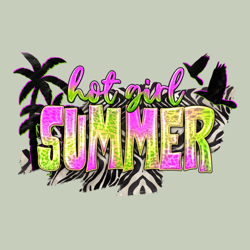 Hot Girl Summer With Palms Ladies Tee by texasbilliewilder | Teevron