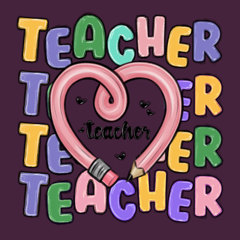 Teacher And Pencil Heart Long Sleeve Tee by MaliasSmallBusiness | Teevron