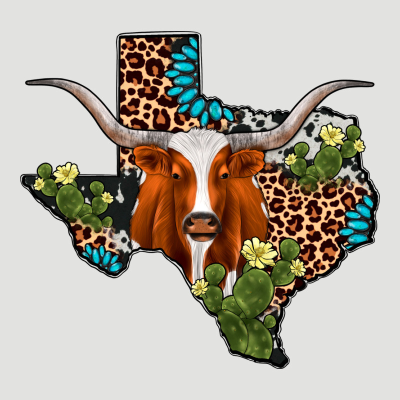 Longhorn Texas Map Classic Tee by AdoDesignShop | Teevron