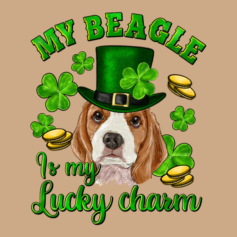 St.patricks Day My Beagle Is My Lucky Charm Vintage Hoodie by RanaPortraitStore | Teevron