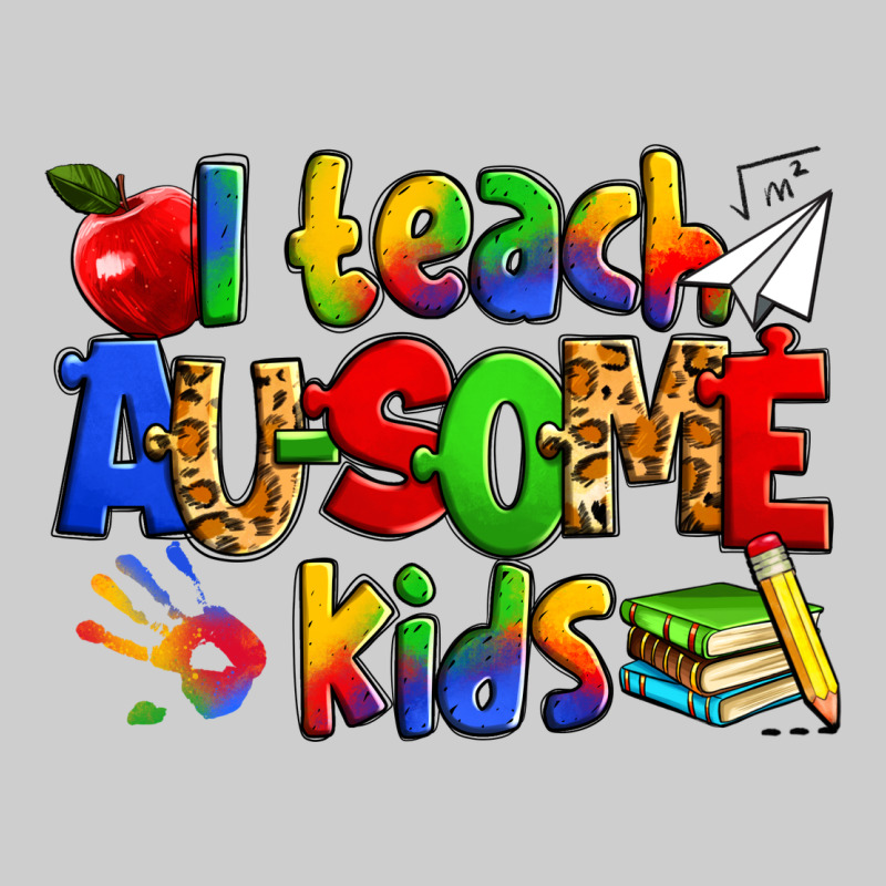 I Teach Ausome Kids Autism Teacher Premium Tee by Zillion Design Studio | Teevron