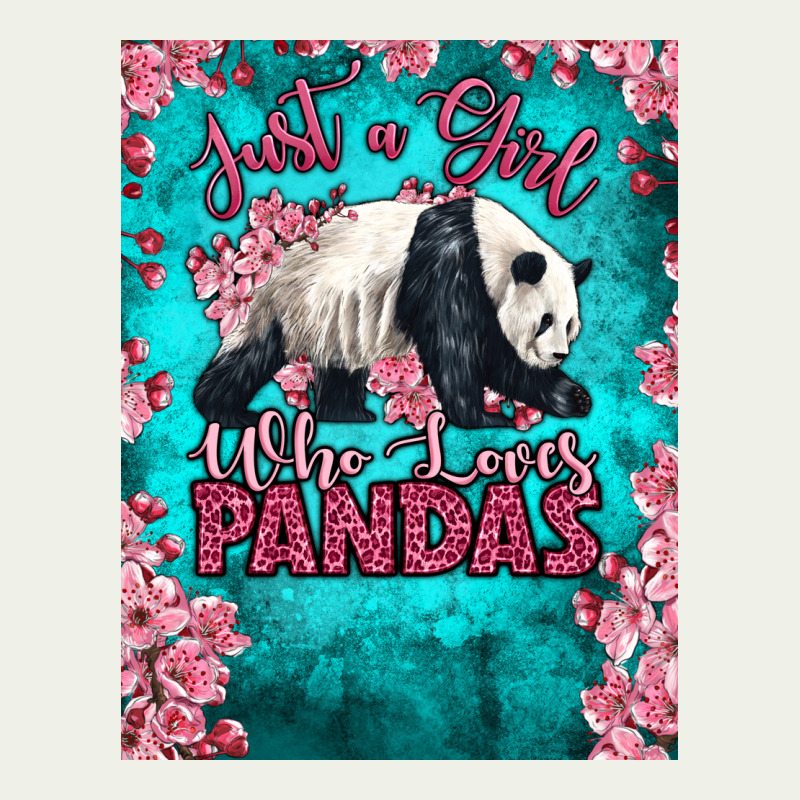 Just A Girl Who Loves Pandas Urban Heavy Tee by LillyAllenDesigns | Teevron
