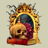 Halloween Skull Candles And Roses Heavy Core Tee | Teevron