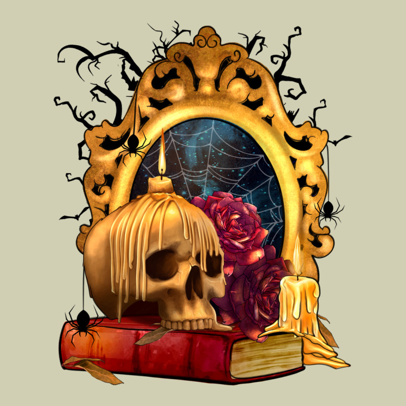 Halloween Skull Candles And Roses Heavy Core Tee by texasbilliewilder | Teevron
