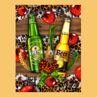 Beer Bottles With Wheat And Barley Vintage Hoodie | Teevron