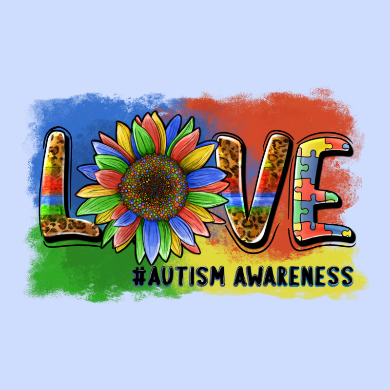 Sunflower Love Autism Awareness Urban Heavy Tee by BarkalooDesign | Teevron
