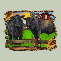 Black Angus Cattle And Bull In Barnyard Ladies Tee | Teevron