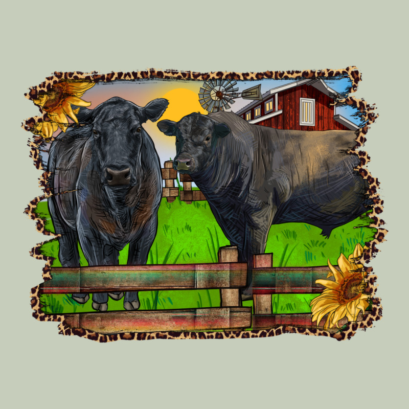 Black Angus Cattle And Bull In Barnyard Ladies Tee by RanaPortraitStore | Teevron
