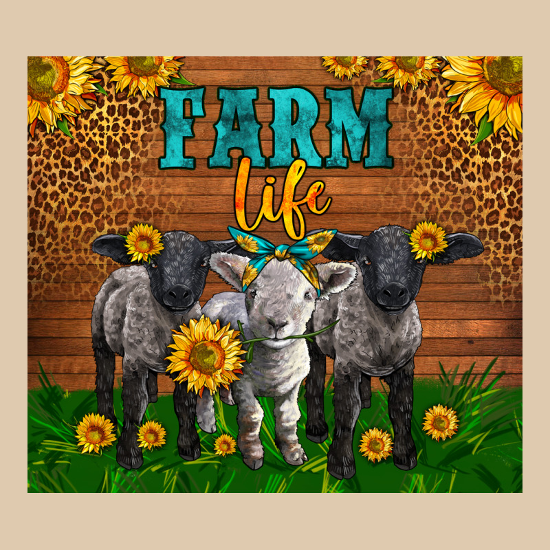 Western Baby Sheeps Farm Life Garden Heavyweight Sweatshirt by LillyAllenDesigns | Teevron