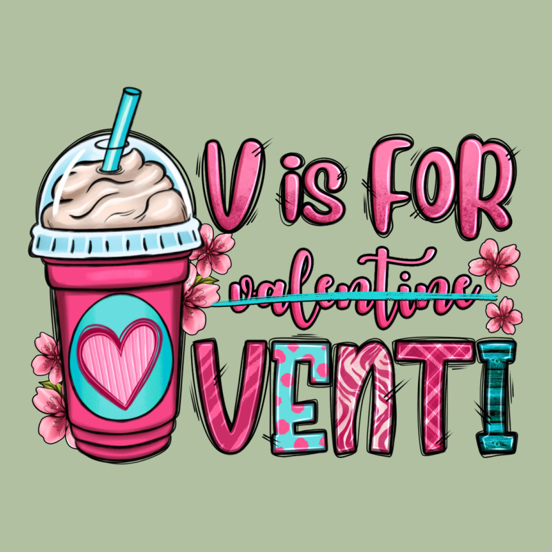 V Is For Valentine Venti Coffee Cup Urban Hoodie by OliviaCreatesArt | Teevron
