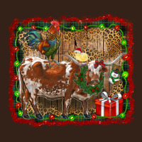 Christmas Farm Animals Heavy Core Tee | Teevron