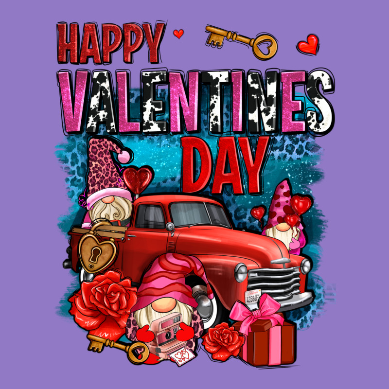 Happy Valentines Day With Gnomes And Truck Olivia Urban Hoodie by OliviaCreatesArt | Teevron