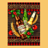 Beer Bottles With Mistletoe Vintage Hoodie | Teevron