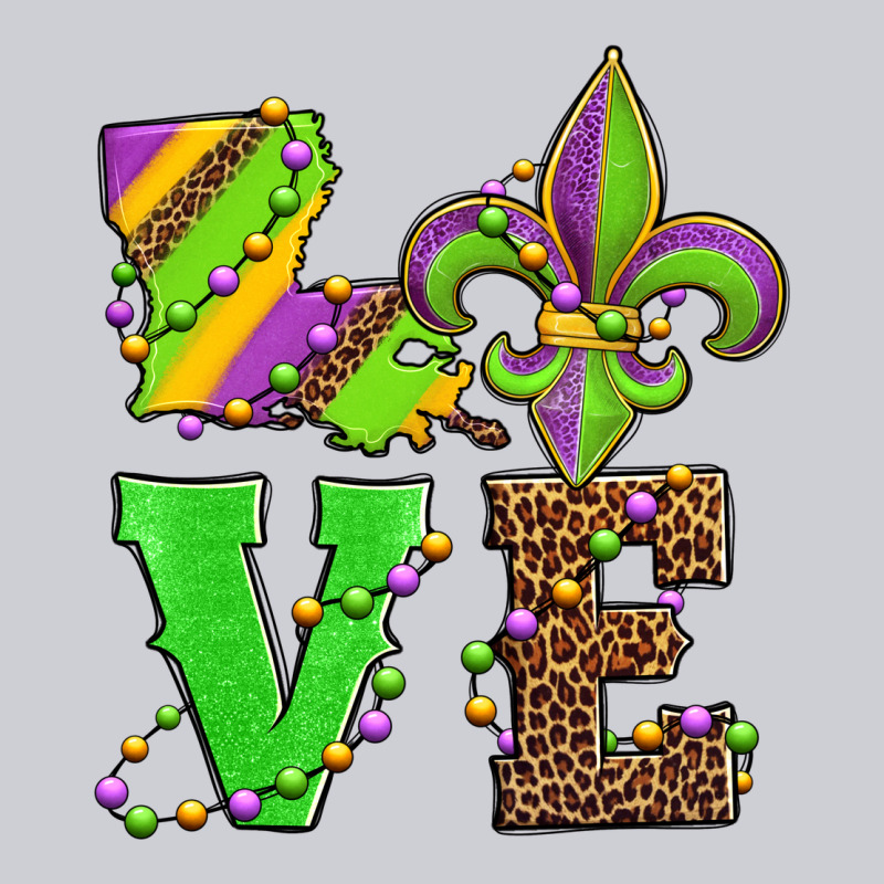 Love Mardi Gras Heavyweight Sweatshirt by Jasminsmagicworld | Teevron