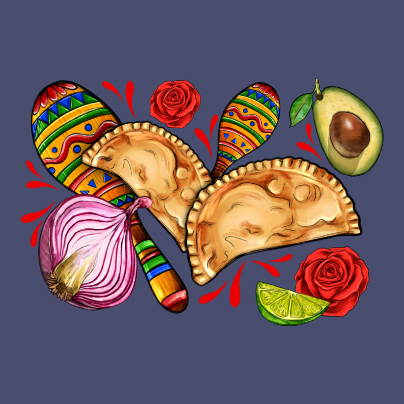 Empanadas Roses Onion Lime And Avocado Vintage Tee by AdoDesignShop | Teevron