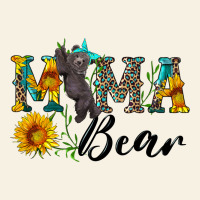 Blue Mama Bear With Cute Bear Vintage Tee | Teevron
