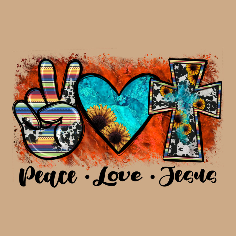 Peace Love Jesus Vintage Hoodie by JahusDesignShop | Teevron