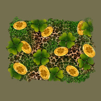 St Patricks Day Background Vintage Hoodie | Teevron