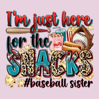 I'm Just Here For The Snacks #baseball Sister Ladies Tee | Teevron