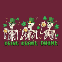 Drink Drank Drunk St. Patricks Day Skeletons Long Sleeve Tee | Teevron