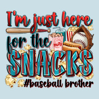 I'm Just Here For The Snacks #baseball Brother Ladies Tee | Teevron