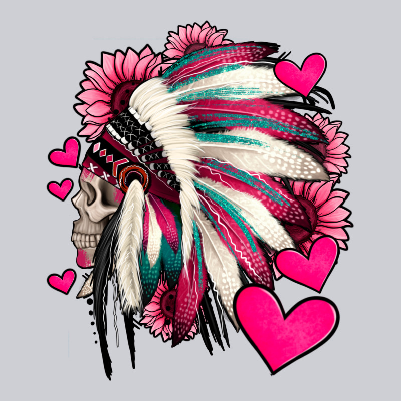 Indian Headdress With Hearts Valentine's Day Heavyweight Sweatshirt by Jasminsmagicworld | Teevron