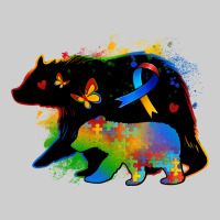 Autism Mama Bear Premium Tee | Teevron