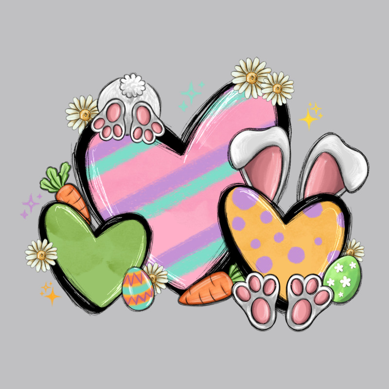 Easter Hearts Long Sleeve Tee by MaliasSmallBusiness | Teevron