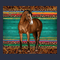 Western Horse Serape  Leather Leopard Heavyweight Sweatshirt | Teevron