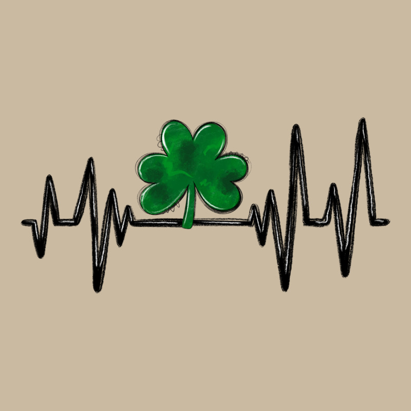 Shamrock Heartbeat Long Sleeve Tee by MaliasSmallBusiness | Teevron