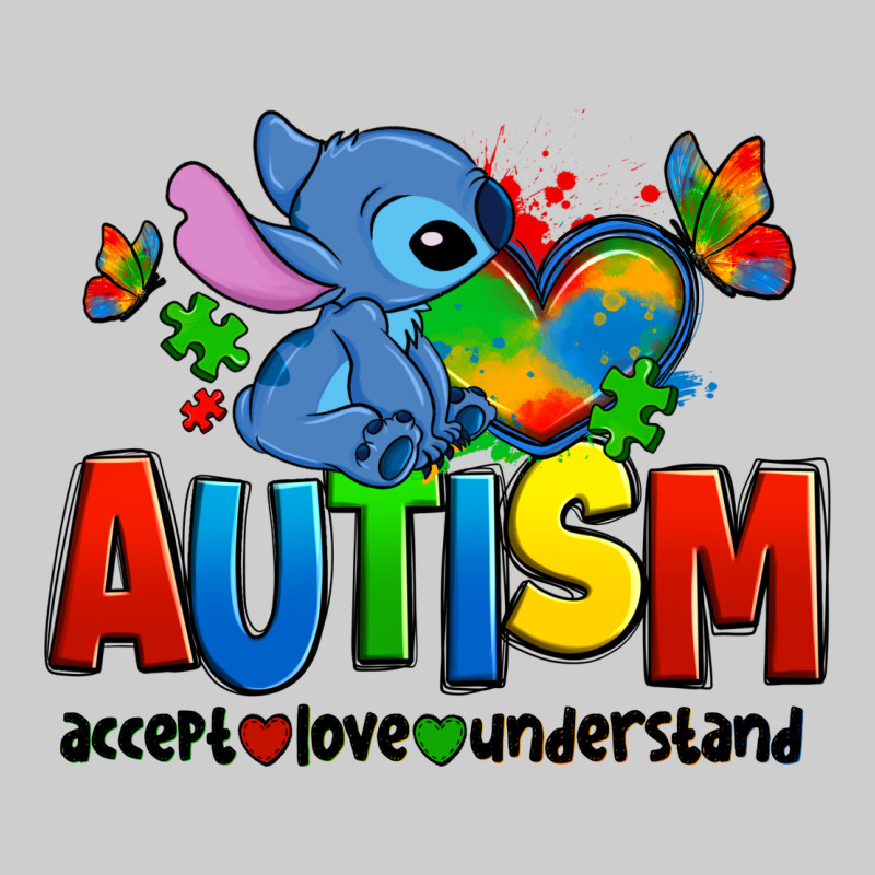 Autism Stitch Accept Love Understand Premium Tee by Zillion Design Studio | Teevron