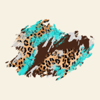 Cowhide Leopard Turquoise Patch Vintage Tee | Teevron