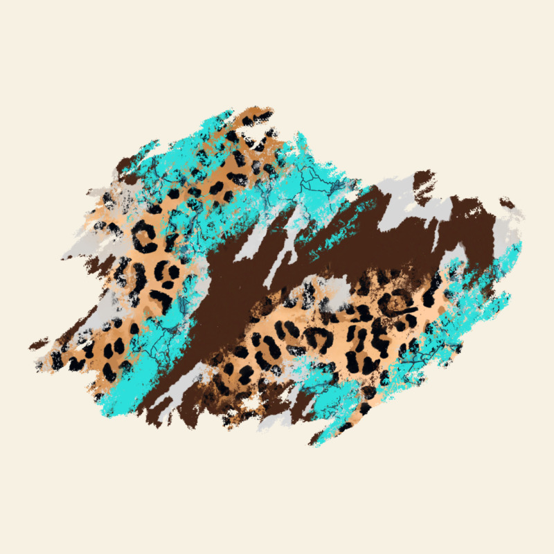 Cowhide Leopard Turquoise Patch Vintage Tee by AdoDesignShop | Teevron