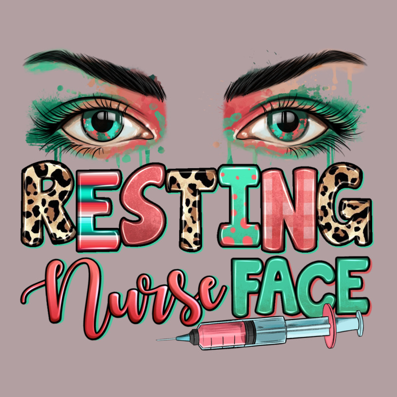 Resting Nurse Face Vintage Hoodie by RanaPortraitStore | Teevron
