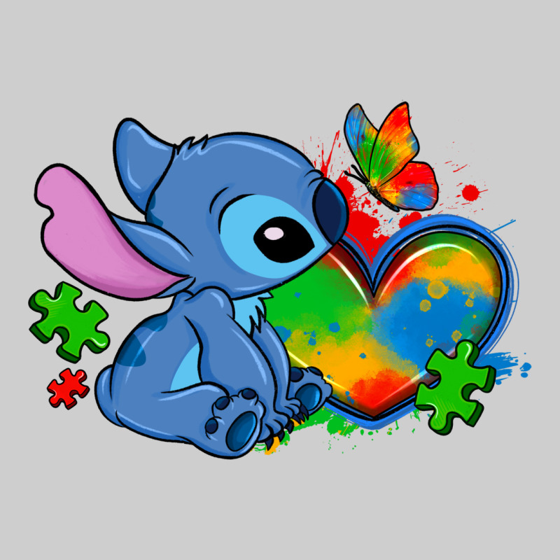 Autism Stitch Heart Premium Tee by Zillion Design Studio | Teevron