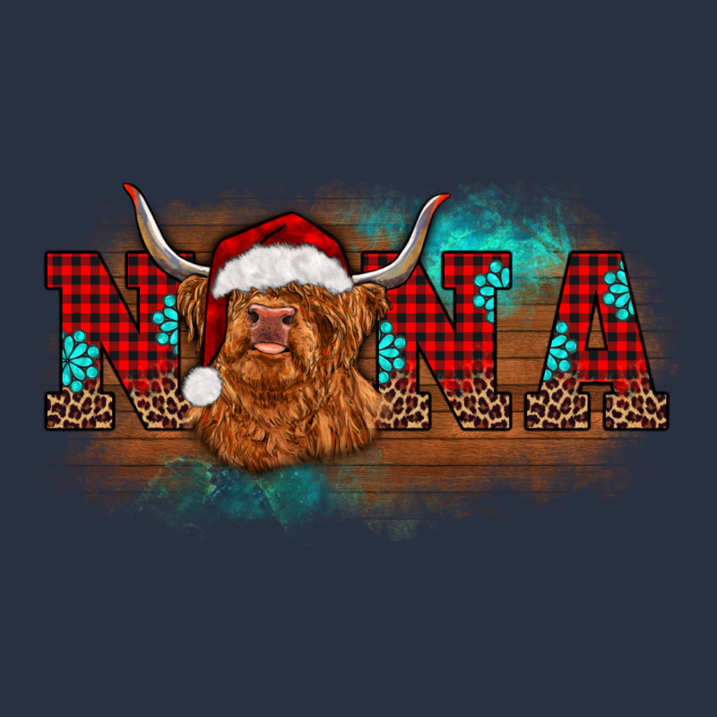 Christmas Nana Highland Cow Heavyweight Sweatshirt by BarkalooDesign | Teevron