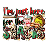 i'm just here for the snacks softball | Teevron