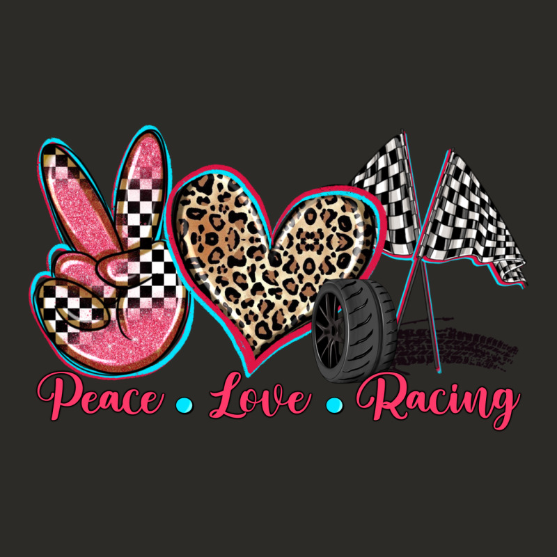 Peace Love Racing Heavy Core Tee by Zillion Design Studio | Teevron