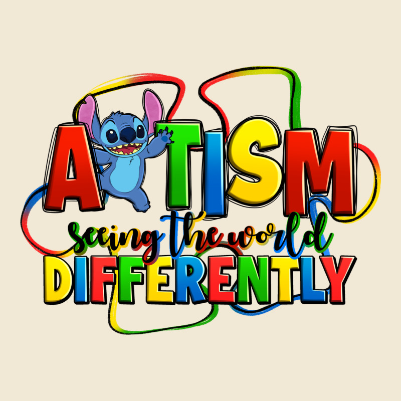 Autism Stitch Seeing The World Differently Premium Tee by Zillion Design Studio | Teevron