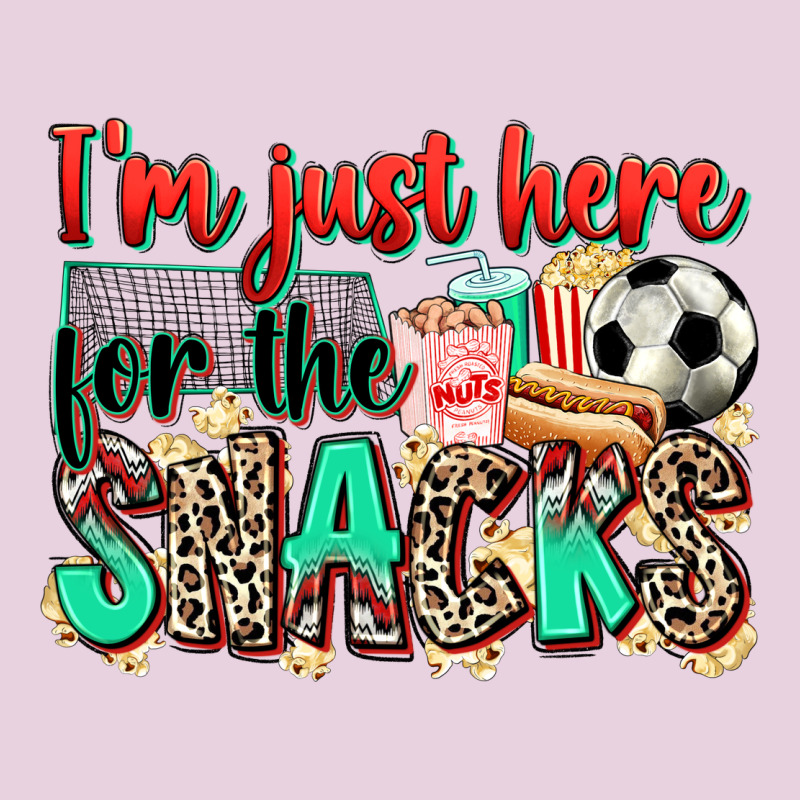 I'm Just Here For The Snacks Soccer Ladies Tee by Zillion Design Studio | Teevron