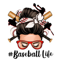 baseball life messy bun | Teevron