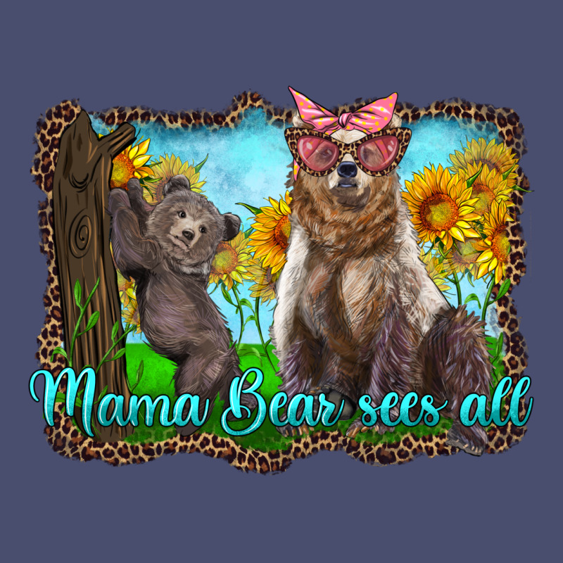 Mama Bear Sees All With Sunflowers Vintage Tee by Artiststas | Teevron