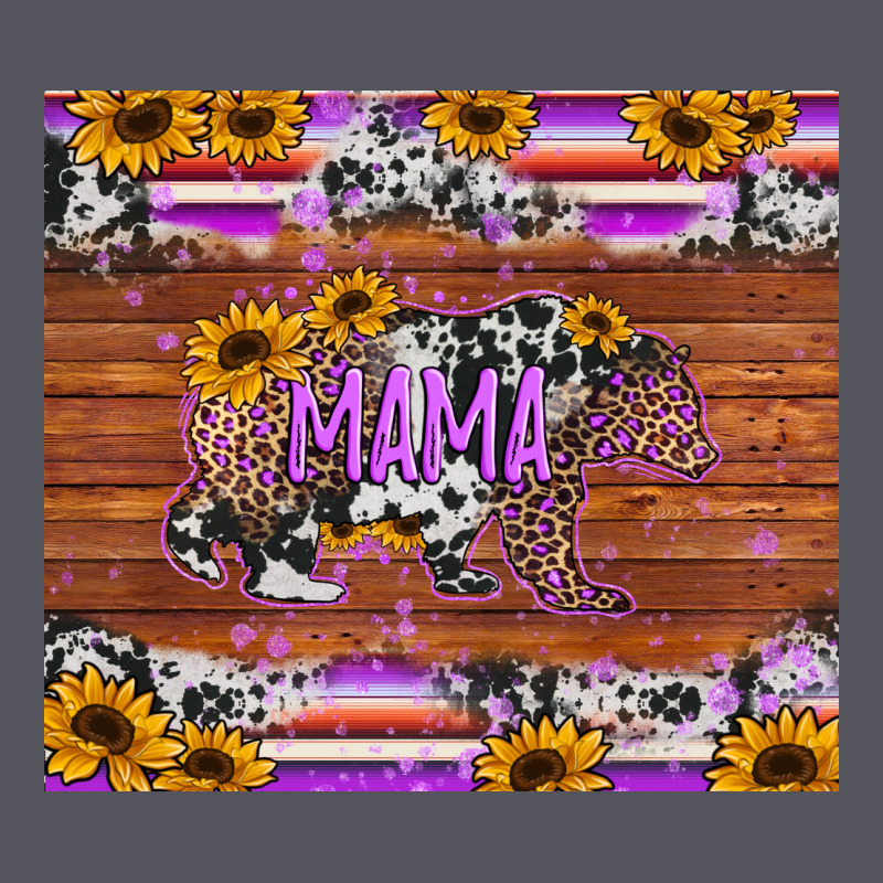 Mama Bear Sunflowers Purple Vintage Hoodie by Jasminsmagicworld | Teevron
